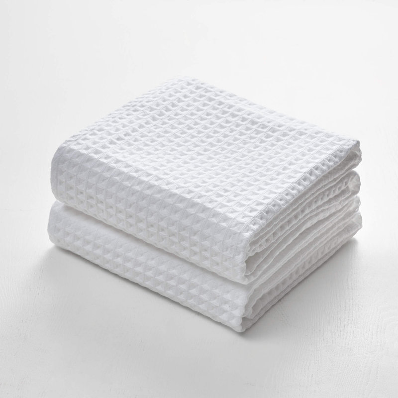 100% Cotton, White