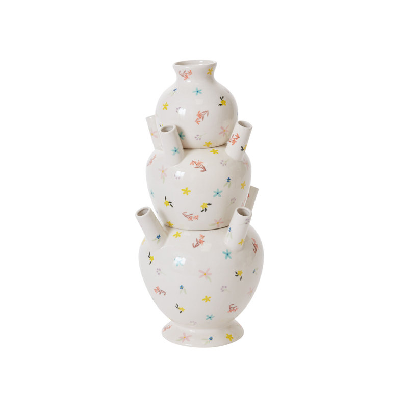 Vase Ditsy Tulipiere 8 "x 18"