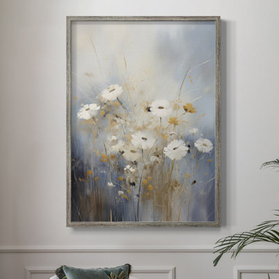 Reproduction encadrée FLORAL Series CCCCXX III - bois massif