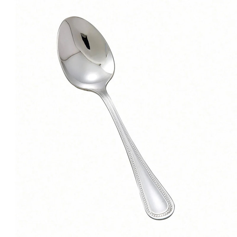 Pearl Stainless-Steel Teaspoon, Extra Heavyweight, 7" (12 Pack)