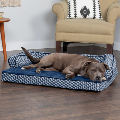 Plush & Diamond Décor Comfy Couch Pet Bed