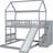 Twin Over Bunk Bed With Slide - Provide Extra Bedroom Storage Ideal For Space Optimization-1070215254