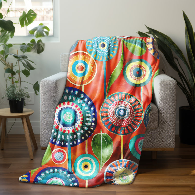 Throw Blanket, 60" L x 51" W