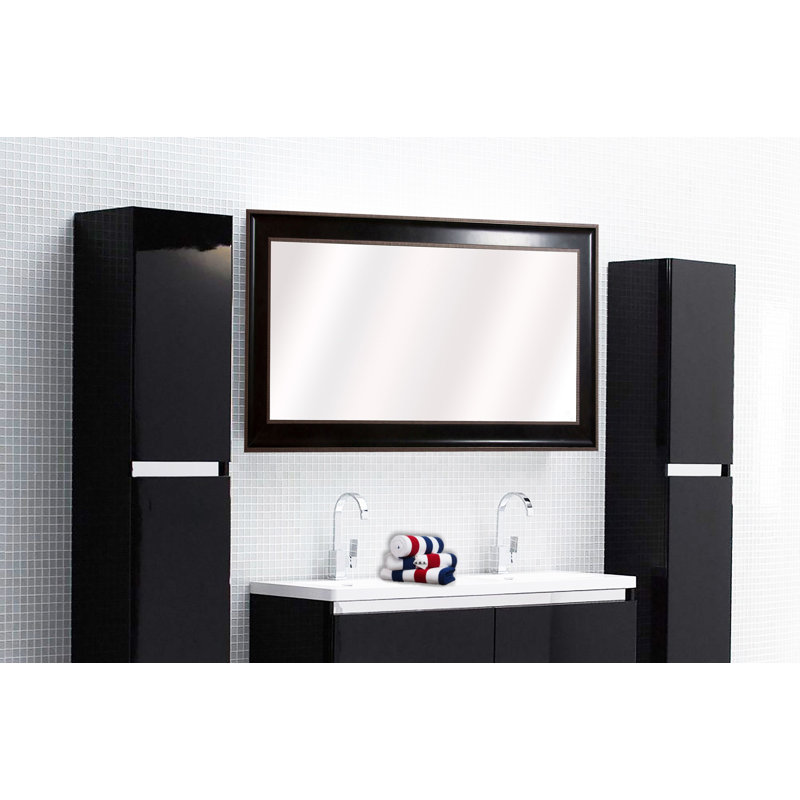 Abdelmalek Wood Flat Wall Mirror, 62.25" H x 33.25" W