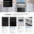 Cosmo 30 in. Stellar Collection 5.0 cu. ft. Electric Range with 4 Burner Glass Cooktop and Convection Oven in Stainless Steel