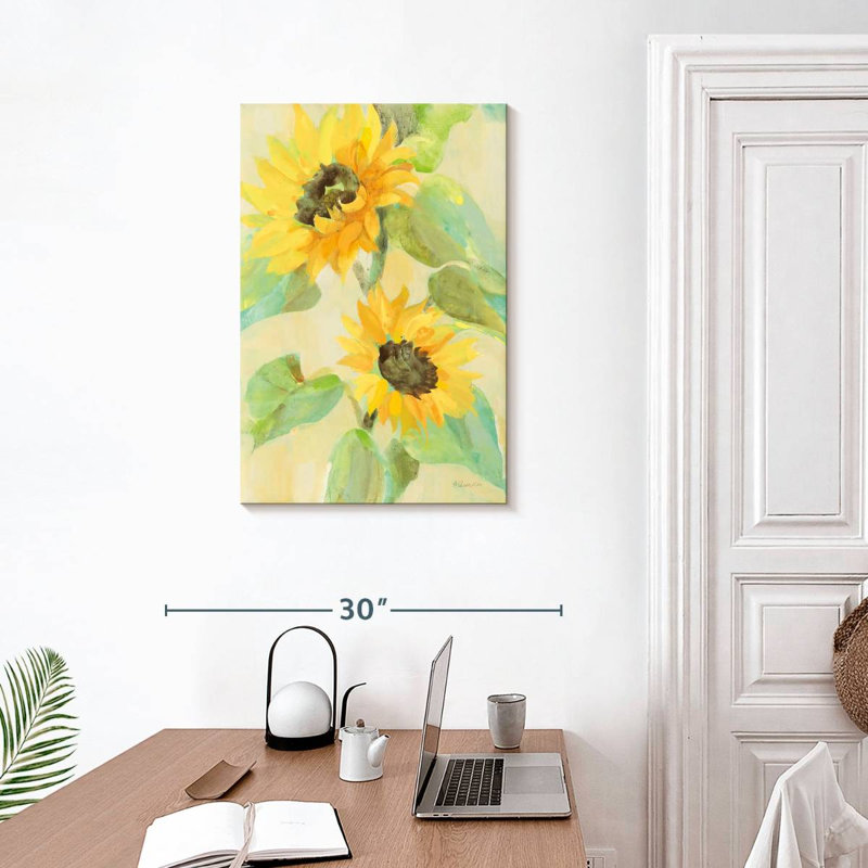 Harnek Sunny Sunflower Blooms, 30" H x 20" W