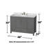 Sheffield 48" Single Bathroom Vanity Set-40064846-40064847