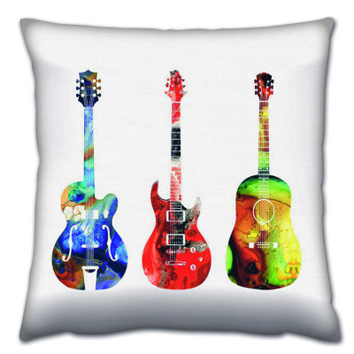 Coussin lavable de qualité supérieure, 17,0 x 17,0 pouces, 50% coton / 50% polyester, rembourrage en silicone, fermeture à glissière dissimulée | Doux, confortable et repassable | Parfait pour la décoration intérieure, le salon et la chambre à cou