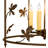 Rustic Lodge 4 - Light Gilded Tobacco Candle Style Pendant