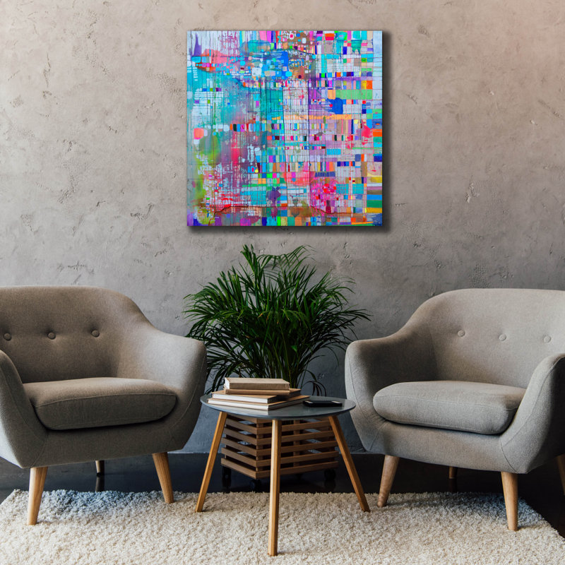 " Matrix Colour Field " by Zwart, 37" H x 37" W x 1.5" D