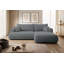 Alija 3 Seater Velvet Sofa & Chaise-158869168-158869178