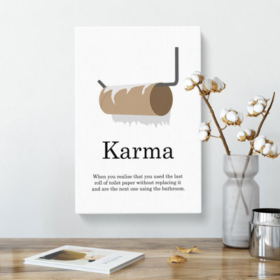 Karma - Wrapped Canvas