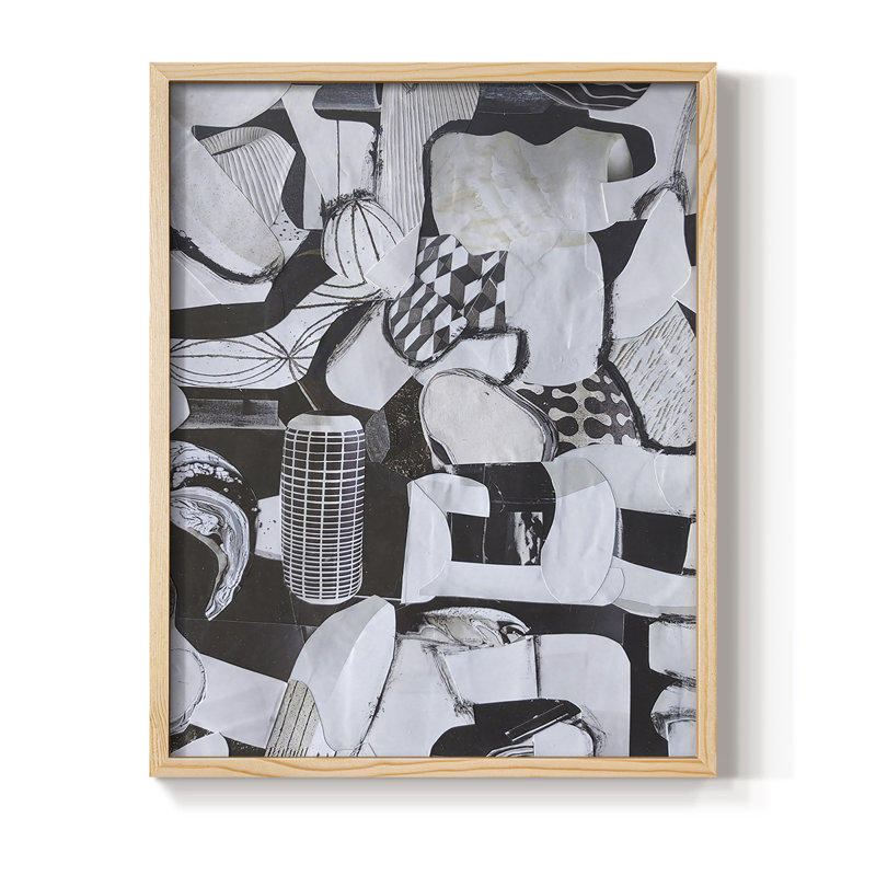 «Beverlywood City Forms», reproduction encadrée - bois massif, H 11 po x l 9 po