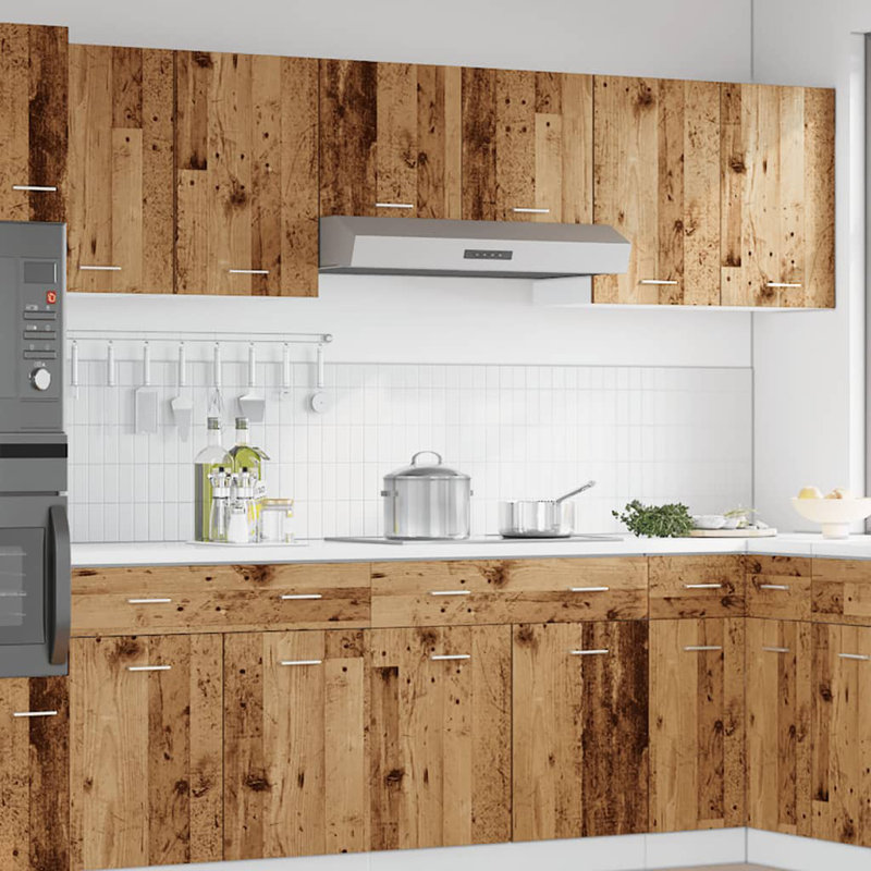Soonam Hanging Cabinet Lyon 50x31x60 cm Engineered Wood, Old Wood