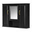 Armoire à pharmacie 36 po, armoire de rangement murale pour salle de bain, armoire murale moderne avec miroir, armoire à miroir avec 3 portes (meuble-lavabo non inclus)-294439843