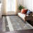 Machine Washable Indoor/Outdoor Chantille ACN2418 Mid-Century Modern Rug-1000393368