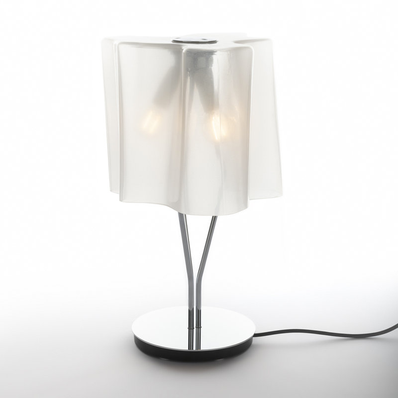 Logico Mini Table Lamp, Milky White, Pale Gray