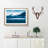 Snow Covered Mountains in Abstract - Picture Frame Graphic Art Print-55725748-55725749