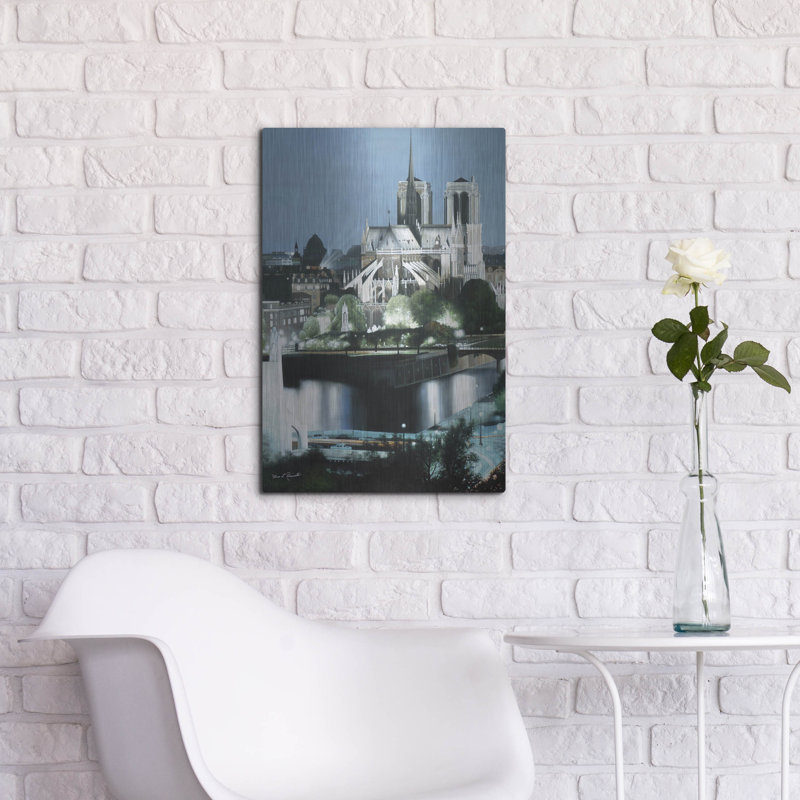 «Notre Dame» par Diane Romanello, H 24 po x l 16 po