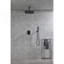 Ensemble de système de douche de plafond avec douche à main et pomme de douche 16 po-125428401