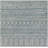 Tomas Southwestern Machine Woven Aqua/Gray Area Rug-1761459338