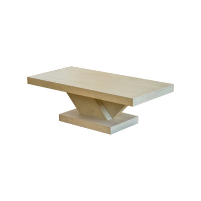 47" Modern Cross Leg Coffee Table, Sturdy X-Shape Design, Solid Wood Veneer, Large Living Room Center Table With Ample Storage Space, Oak Wash