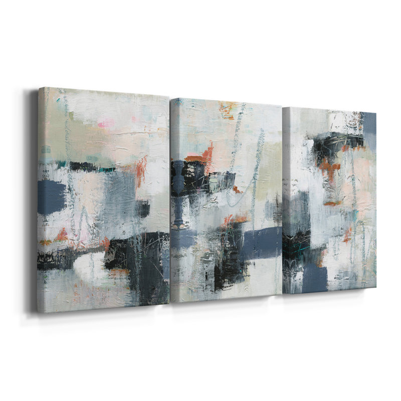 " Dunbar II " 3 Piece Art Color Photography Painting, 36" H x 72" W x 1" D