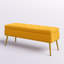 Banc de rangement rembourré en velours Kajana-1706549181