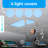Fluorescent Light Covers For Ceiling Lights - Magnetic Classroom Light Filters - Tranquil Blue