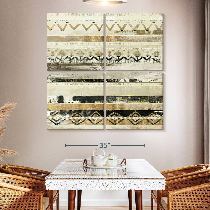 Kerner African Patchwork, 50'' H x 50'' W