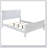 Mckee White Queen Sleigh Panel Bed
