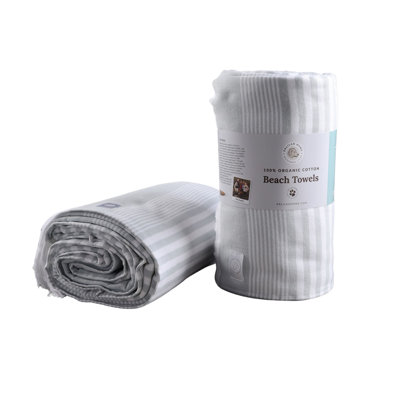 Serviettes de plage 100% coton biologique Sunset