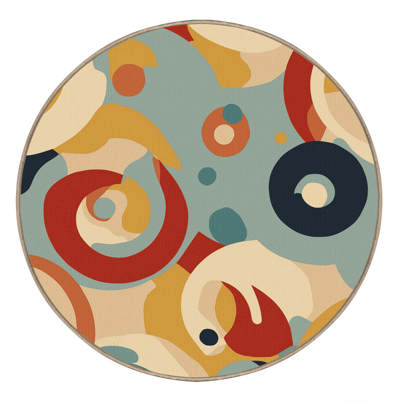 Dazzling Jive Rug, Round 8'