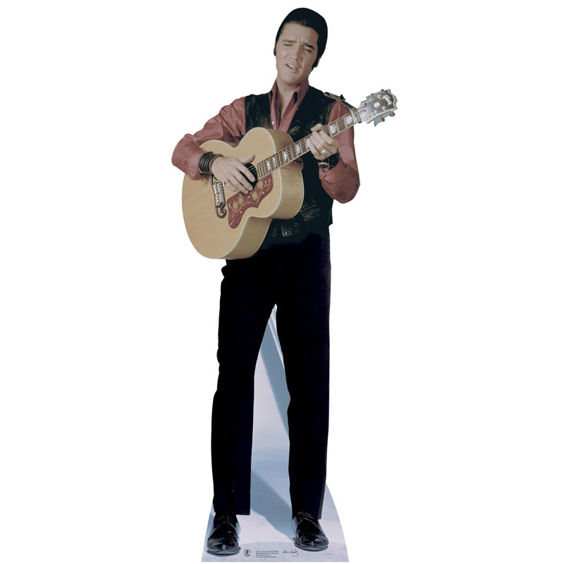 Accroche en carton elvis presley