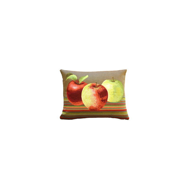 Coussin Fresh Apples, Brun