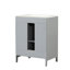 Meuble-lavabo à 2 tiroirs avec tablette en céramique