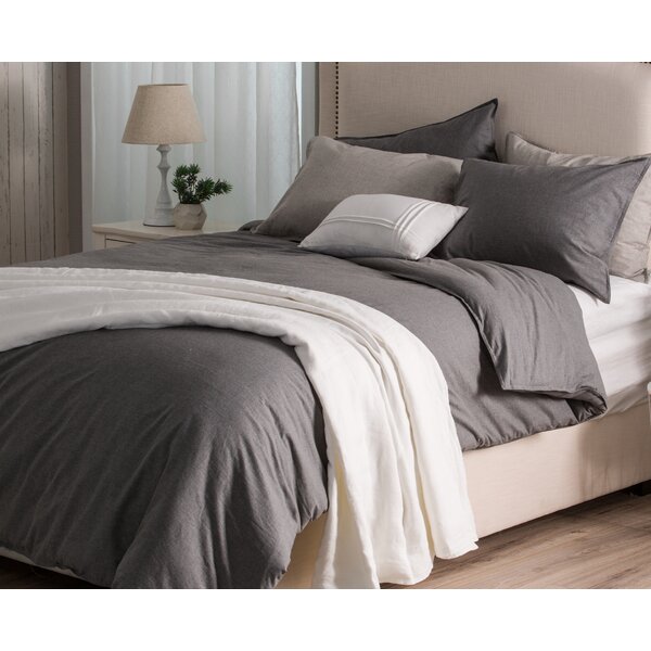 Canora Grey Purnell Cotton Percale Duvet Cover Set & Reviews | Wayfair