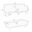 Futon-lit 70,1 po, canapé-lit double convertible-1490388310