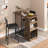 3 Piece Table Set with Three Tier Storage Shelf-37145167