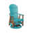 Aruba Blue Top/Antique Mahogany Base selected