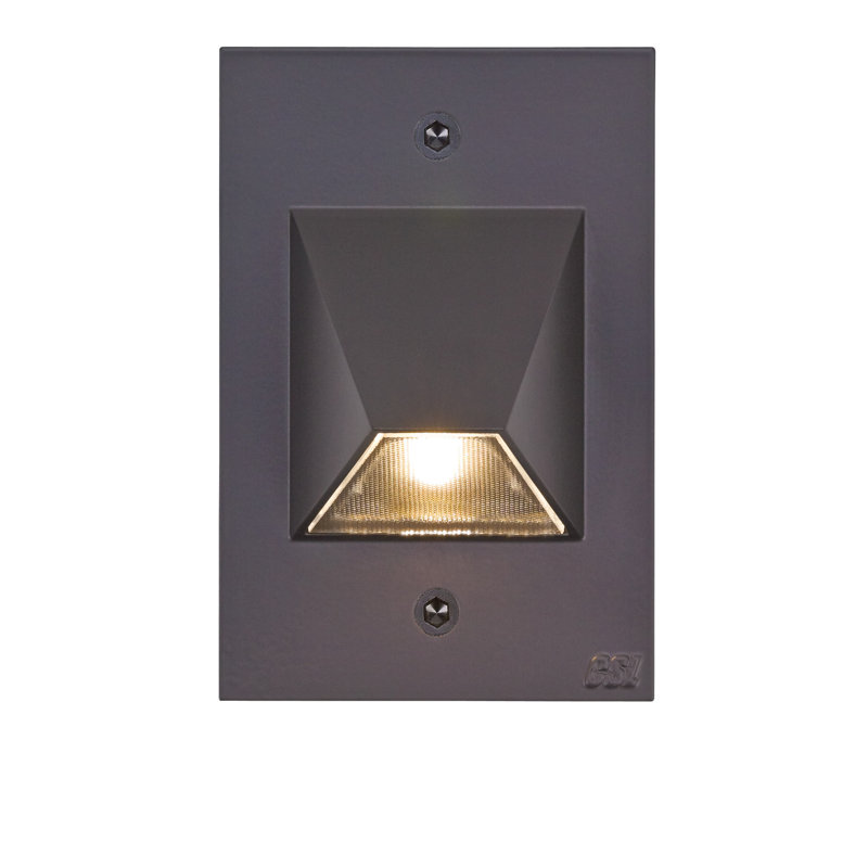 Integrated LED Metal Step Light, Bronze