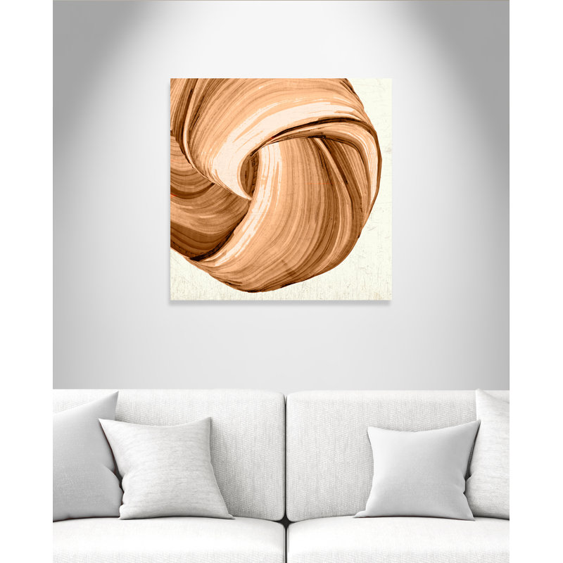 Orange Tango II imprimé par , 30'' W x 30'' H, Wrapped Canvas, No Frame