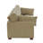 Bentura Upholstered Camel Corduroy Modular Sofa with Pillow Back and Solid Wood Legs-460747463
