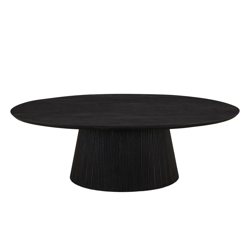 Kellar Black Oval Coffee Table