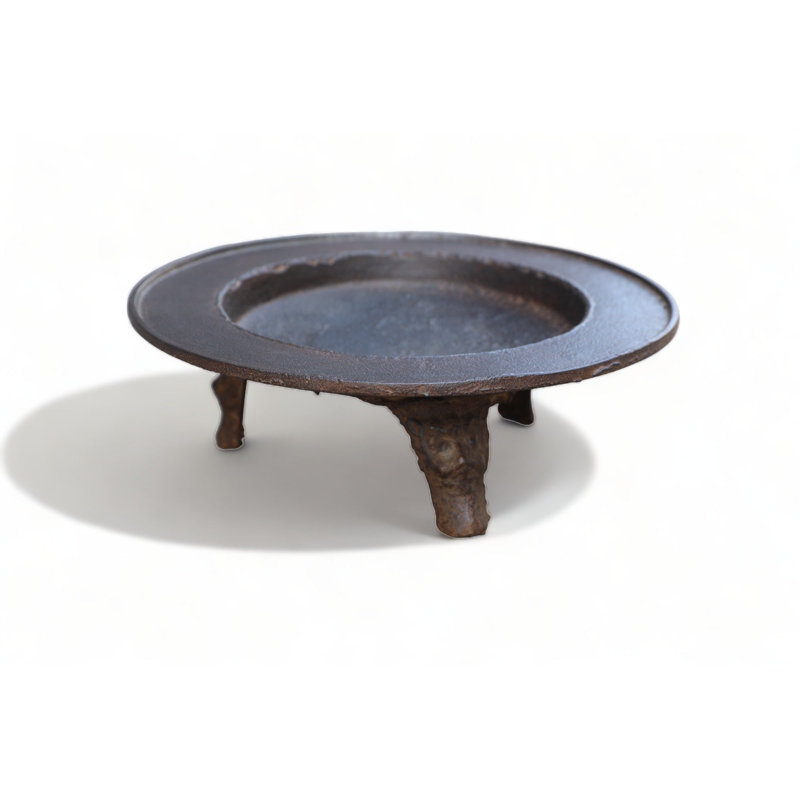 Round Iron Wood Burning Fire Pit