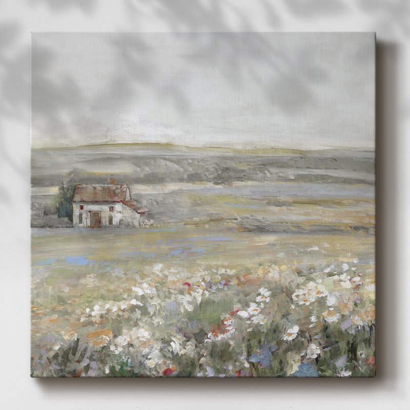 «Soft Summer Meadow I», reproduction sur toile tendue, H 40 po x l 40 po x P 1,5 po