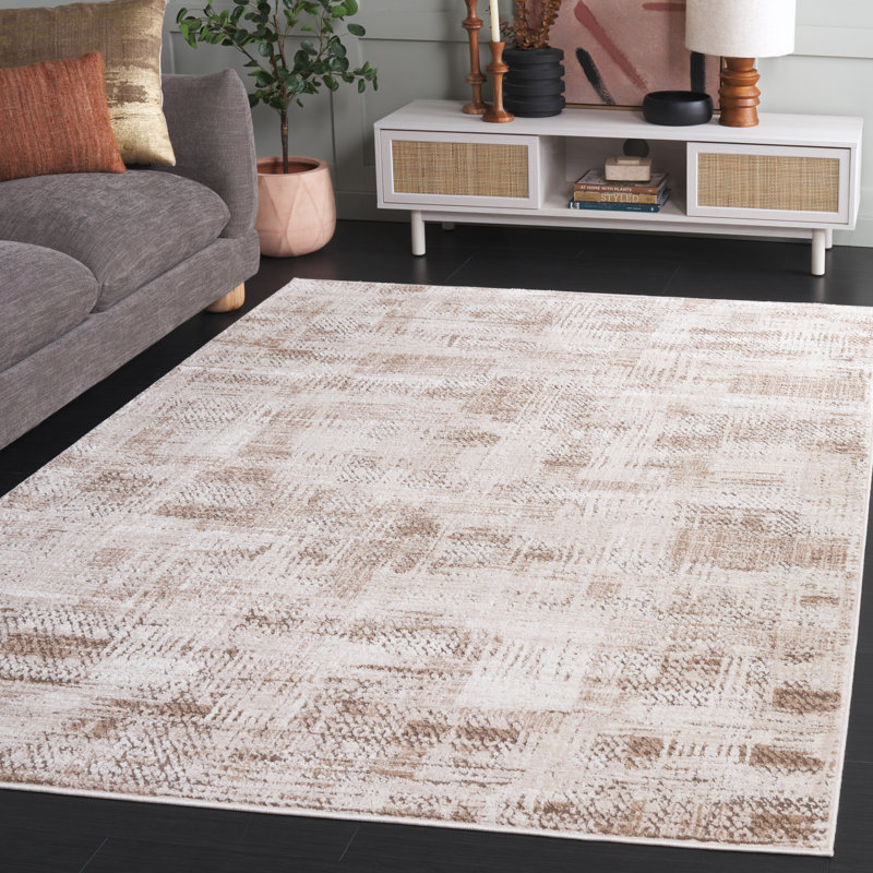 Whisper Performance Abstract Rug, Rectangle 5'3" x 7'6"