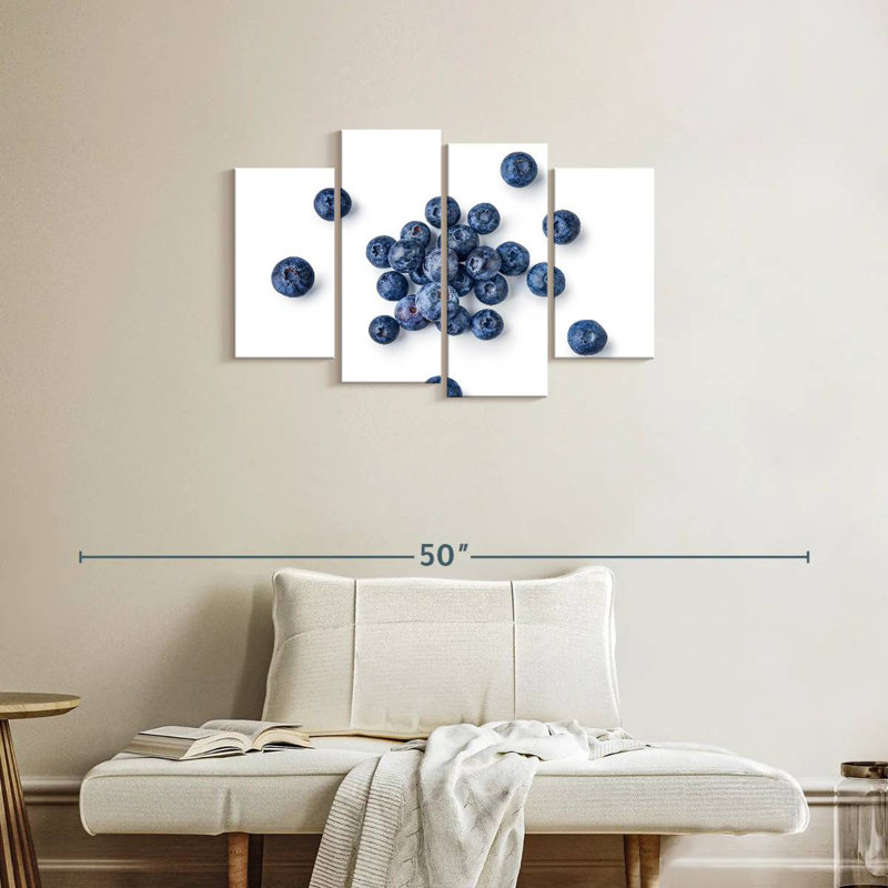 Bleuets délicieux Yarlin, H 22 po x l 36 po