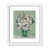 Cadre photo blanc mat
