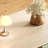 Household rock board solid wood dining table-1725615456